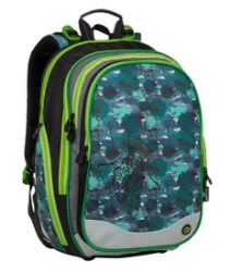 Bagmaster Klučičí školní batoh ELEMENT 9 B BLACK/GREEN/GRAY Bagmaster Klučičí školní batoh ELEMENT 9 B BLACK/GREEN/GRAY