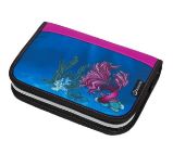 Bagmaster Dívčí školní penál CASE GALAXY 9 C ryba Bojovnice pestrá VIOLET/BLUE/PINK - Penály, etue a pouzdra Bagmaster Dívčí školní penál CASE GALAXY 9 C ryba Bojovnice pestrá VIOLET/BLUE/PINK