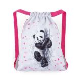 Bagmaster Sáček na přezůvky Prim 23 B White/Pink - Sáčky na obuv Bagmaster Sáček na přezůvky Prim 23 B White/Pink