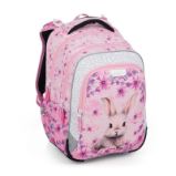 Bagmaster školní tříkomorový batoh LUMI 25 A – králíček Bagmaster školní tříkomorový batoh LUMI 25 A – králíček