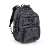 Bagmaster školní dvoukomorový batoh ZIPSTER 25 B – šedý - Pro větší děti a studentské Bagmaster školní dvoukomorový batoh ZIPSTER 25 B – šedý