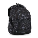 Bagmaster studentský batoh NOMAD 25 B – černo-šedý - Pro větší děti a studentské Bagmaster studentský batoh NOMAD 25 B – černo-šedý