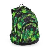 Bagmaster studentský batoh LINCOLN 25 A – zeleno-černý Bagmaster studentský batoh LINCOLN 25 A – zeleno-černý
