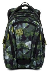 Studentský batoh BAG 26 A – zeleno-šedý
