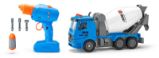 Plastica Stavebnice Míchačka na dálkové ovládání 28 cm - Auta, letadla, lodě, vláčky Auto Míchačka na dálkové ovládání, stavebnice, 28cm