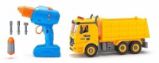 Plastica Stavebnice Sklápěčka na dálkové ovládání 26 cm - Auta, letadla, lodě, vláčky Auto Sklápěčka na dálkové ovládání, stavebnice, 26cm