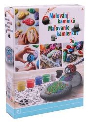 Malování na kamínky se samolepkami - Kreativní sady a materiály Malování na kamínky se samolepkami