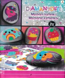 Malování na kamínky - Diamond - Papírnictví Diamantové malování kamínků