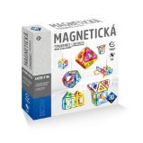 Magnetická stavebnice - Magnetic sheet 30 dílků