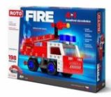 ROTO Stavebnice 4v1 Fire, 198 dílků - Stavebnice ROTO Stavebnice 4v1 Fire, 198 dílků