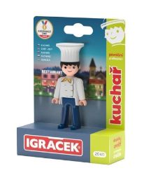 Igráček Kuchař - figurka s příslušenstvím - Hračky Igráček Kuchař - figurka s příslušenstvím