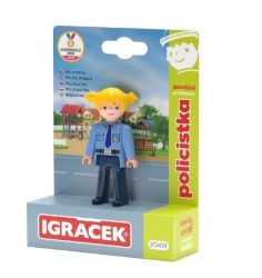Igráček Policistka - figurka s příslušenstvím - Figurky a hrací sety Igráček Policistka - figurka s příslušenstvím