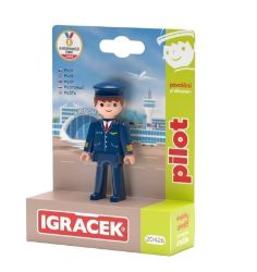 Igráček Pilot - figurka s příslušenstvím Igráček Pilot - figurka s příslušenstvím