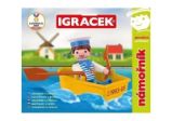 Igráček Námořník - figurka s lodičkou - Figurky a hrací sety Igráček Námořník - figurka s lodičkou