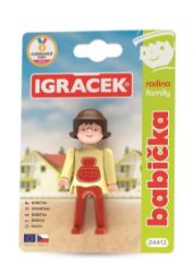 Igráček Rodina Babička - figurka - Figurky a hrací sety Igráček Rodina Babička - figurka
