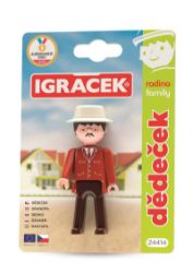 Igráček Rodina Dědeček - figurka - Figurky a hrací sety Igráček Rodina Dědeček - figurka