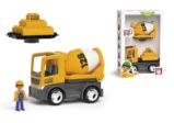MULTIGO BUILD 2+1 - Auto s Igráčkem, domíchávač, stavební deska, kostky MULTIGO BUILD 2+1 - Auto s Igráčkem, domíchávač, stavební deska, kostky