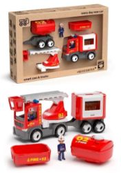 ECO MultiGO Fire set - figurky Igráčků hasičů s auty ECO MultiGO Fire set - figurky Igráčků hasičů s auty