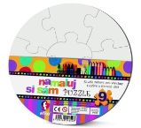 Namaluj si sám puzzle: kruh - Puzzle Namaluj si sám puzzle: kruh