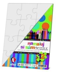 Namaluj si sám puzzle: obdélník - Puzzle Namaluj si sám puzzle: obdélník