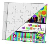 Namaluj si sám puzzle: 2 čtverce - Puzzle Namaluj si sám puzzle: 2 čtverce