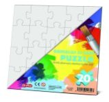 Namaluj si sám puzzle: čtverec - Puzzle Namaluj si sám puzzle: čtverec