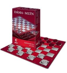 DÁMA a MLÝN - společenská hra na cesty - Společenské hry DÁMA a MLÝN - společenská hra na cesty