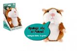 Křeček Mireček plyš na baterie 18 cm - Plyšové hračky Křeček Mireček opakující věty