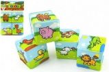 Moje první zvířátka Kostka 7x7cm (4ks) - Hračky Moje první zvířátka Kostka 7x7cm (4ks)