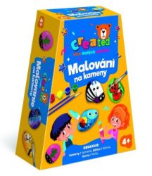 Malování na kameny/oblázky s barvami se štětci - Kreativní sady a materiály Malování na kameny/oblázky s barvami se štětci