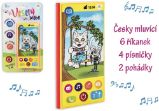 Veselý Mobil česky mluvící, na baterie, se zvukem, plast - Společenské hry Veselý Mobil Telefon česky mluvící