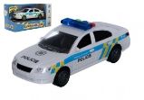 Auto Policie15cm na baterie se zvukem se světlem na setrvačník plastové - Hračky Auto Policie15cm na baterie se zvukem se světlem na setrvačník plastové