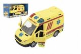 Auto Ambulance 20cm na setrvačník na baterie se zvukem se světlem Auto Ambulance 20cm na setrvačník na baterie se zvukem se světlem