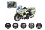 Motorka policejní na zpětné natažení - Auta, letadla, lodě, vláčky Motorka policejní na zpětné natažení