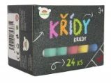 Křídy barevné chodníkové 24 ks Křídy barevné chodníkové 24 ks