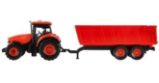 Traktor Zetor s valníkem na setrvačník