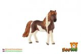 Kůň domácí Shetlandský pony zooted plast 12cm v sáčku Kůň domácí Shetlandský pony zooted plast 12cm v sáčku
