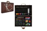 kreativní sada na malování/79 ks v dřevěném kufříku - Kreativní sady a materiály kreativní sada na malování/79 ks v dřevěném kufříku