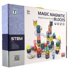 Kuličková dráha magnetická s figurkami plast 102ks v krabici