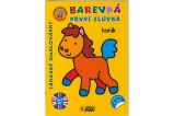 Koník - Barevná první slůvka s anglickými slovíčky - Omalovánky pro děti Koník - Barevná první slůvka s anglickými slovíčky
