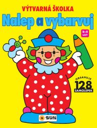 Výtvarná školka - nalep a vybarvuj - Kreativní knihy pro děti Výtvarná školka - nalep a vybarvuj