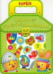 Zelený kufřík - Zábava se třpytivými samolepkami - Holografické samolepky Zelený kufřík - Zábava se třpytivými samolepkami