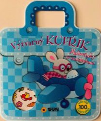 Výtvarný kufřík - Malovánky se samolepkami - Samolepkové knihy pro děti Výtvarný kufřík - Malovánky se samolepkami