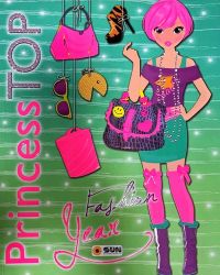 Princess TOP Fashion year - Kreativní knihy pro děti Princess TOP Fashion year