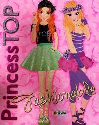 Princess TOP Fashionable - Kreativní knihy pro děti Princess TOP Fashionable