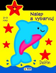 Delfín 2-3 roky: Nalep a vybarvuj - Hry a aktivity pro děti Delfín 2-3 roky: Nalep a vybarvuj