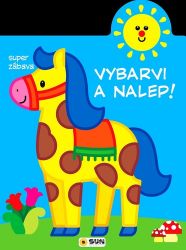Konik 2-3 roky: Vybarvi a nalep