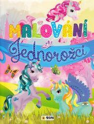 Malování - Jednorožci - velká kniha - Omalovánky jednorožců Malování - Jednorožci - velká kniha