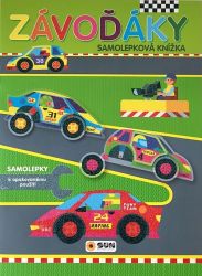 Závoďáky - samolepková knížka - Samolepkové knihy pro děti Závoďáky - samolepková knížka k opakovanému použití