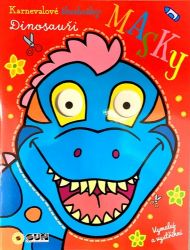 Dinosauři - Karnevalové škrabošky Masky Dinosauři - Karnevalové škrabošky Masky